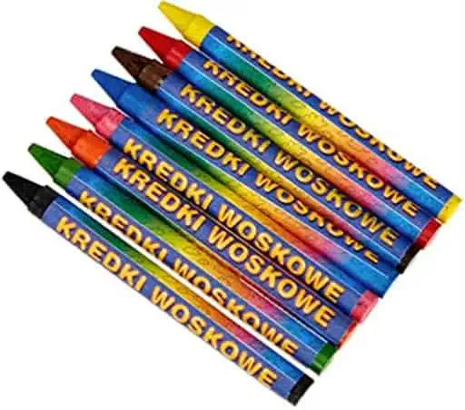 Kredki woskowe 8 kolorów (Wachsmalfarben) für 0,28 € inkl. Versand
