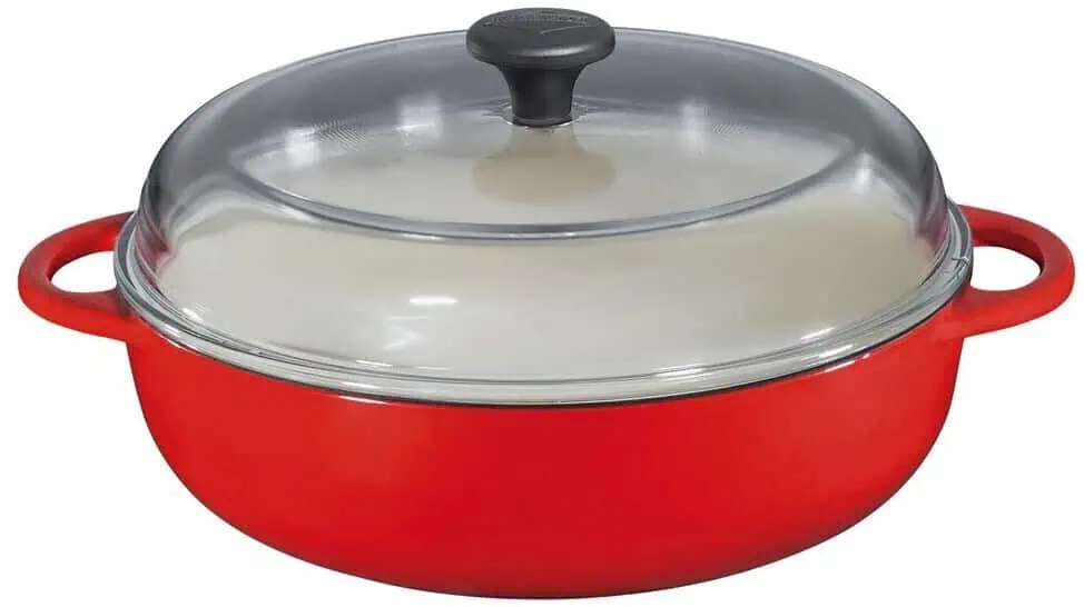 Küchenprofi Provence Bauernpfanne mit Glasdeckel 28 cm in rot für 49,95 € inkl. Versand (statt 69,95 €)