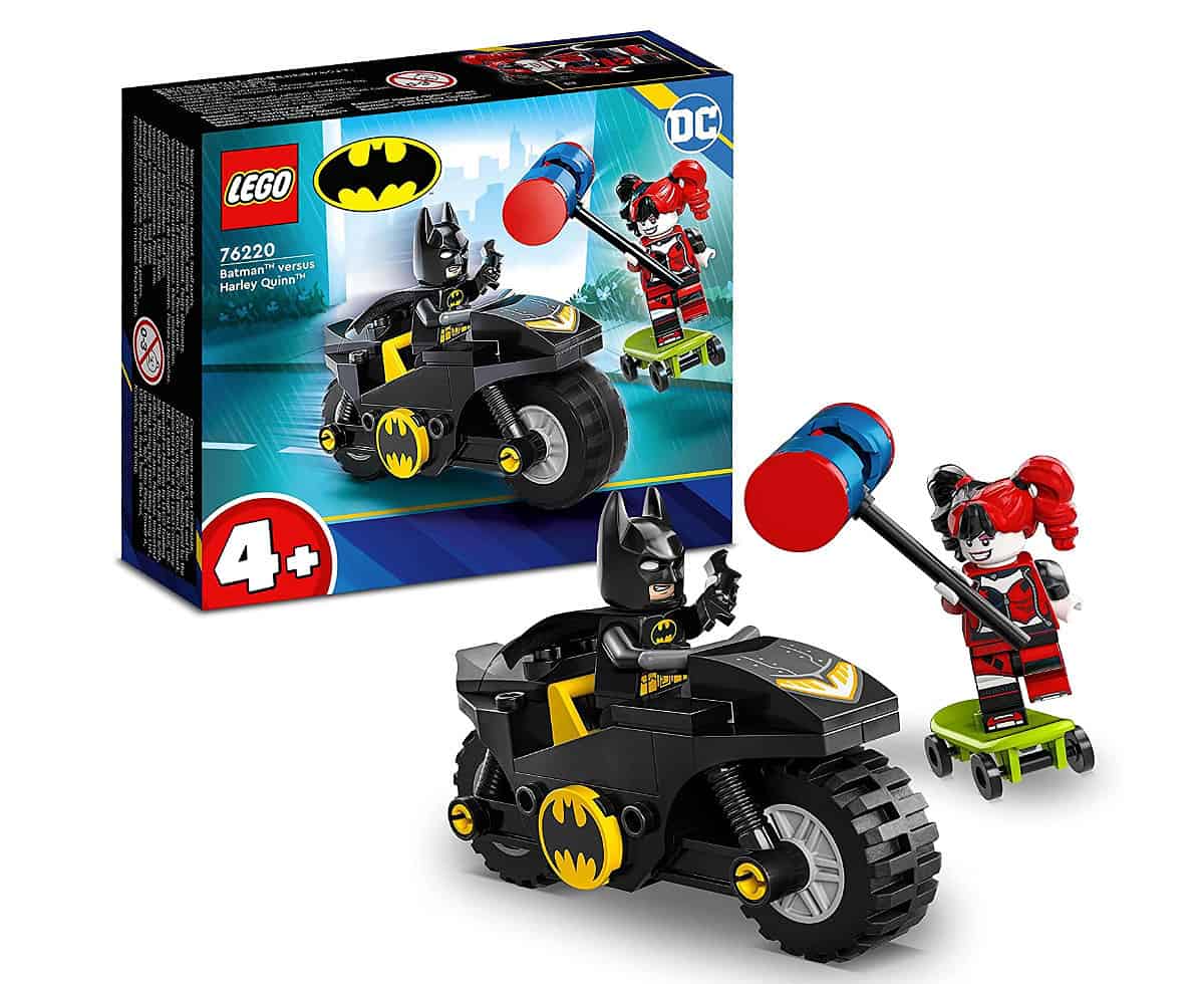 Lego Dc Batman Vs. Harley Quinn, Superhelden Set Mit Action Figuren, Skateboard Und Motorrad S