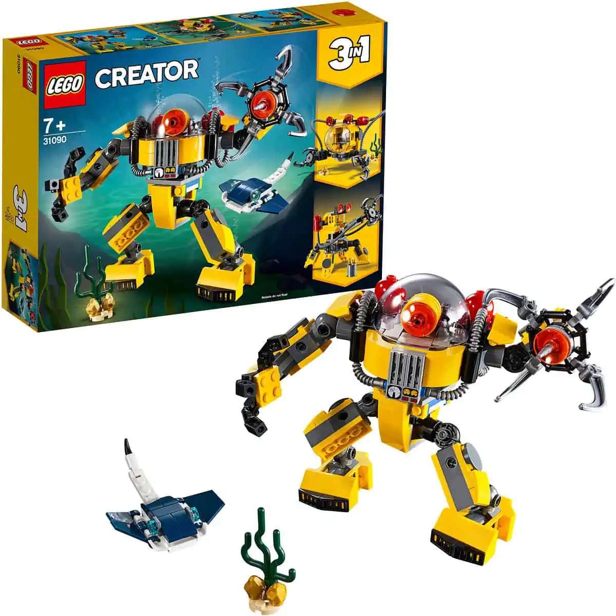 LEGO Creator 31090  Unterwasser-Roboter für 19,99 € inkl. Prime-Versand (statt 42,94 €)