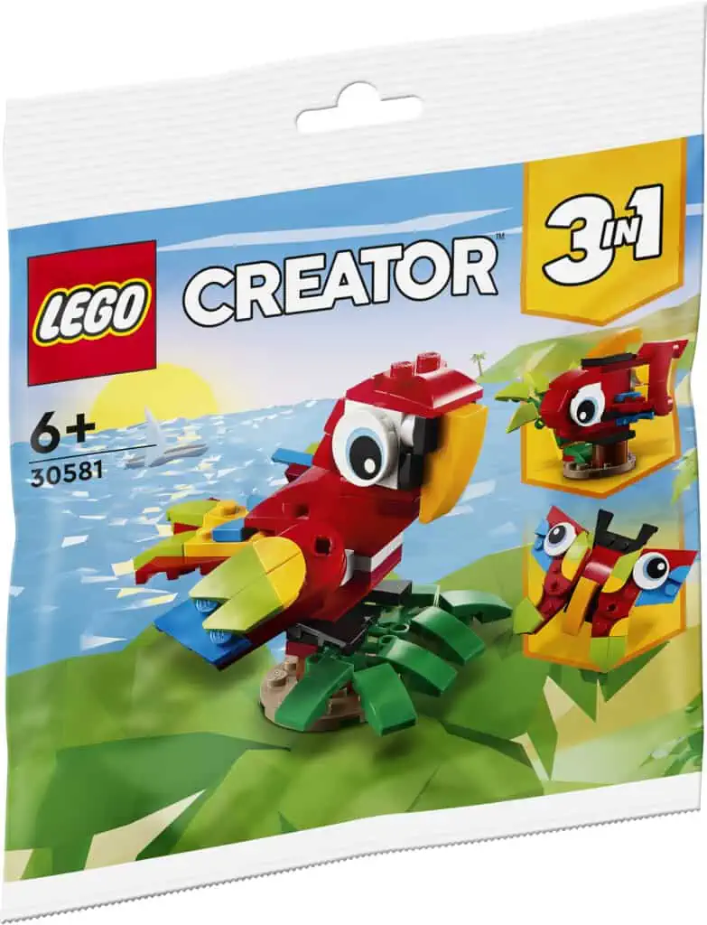LEGO Tropischer Papagei (30581) für 5,26 € inkl. Prime-Versand (statt 7,48 €)
