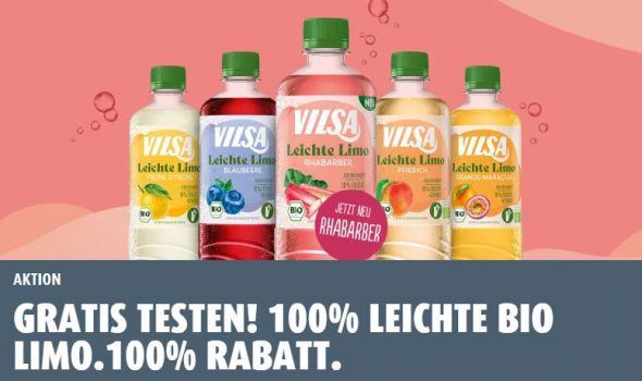 Leichte Bio Limo gratis testen VILSA