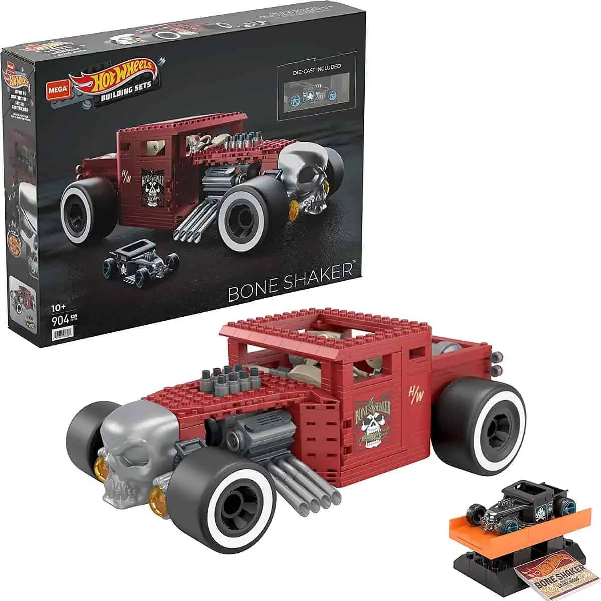 MEGA Construx HBD50 – Hot Wheels Bone Shaker Bauset für 24,79 € inkl. Prime-Versand (statt 36,26 €)