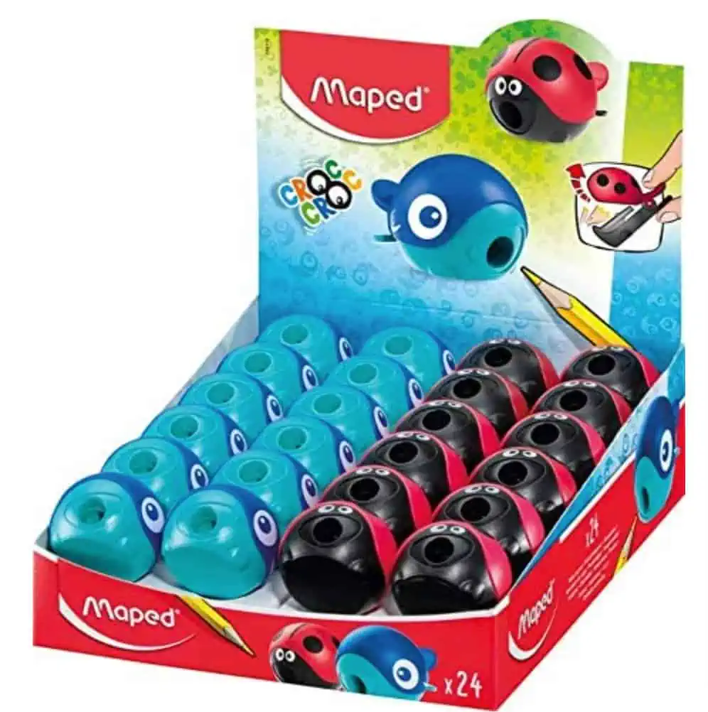 Maped – Schulmaterial – Croc Croc – Anspitzer mit 24 Spitzern mit Tank für 7,39 € inkl. Versand (statt 12,38 €)