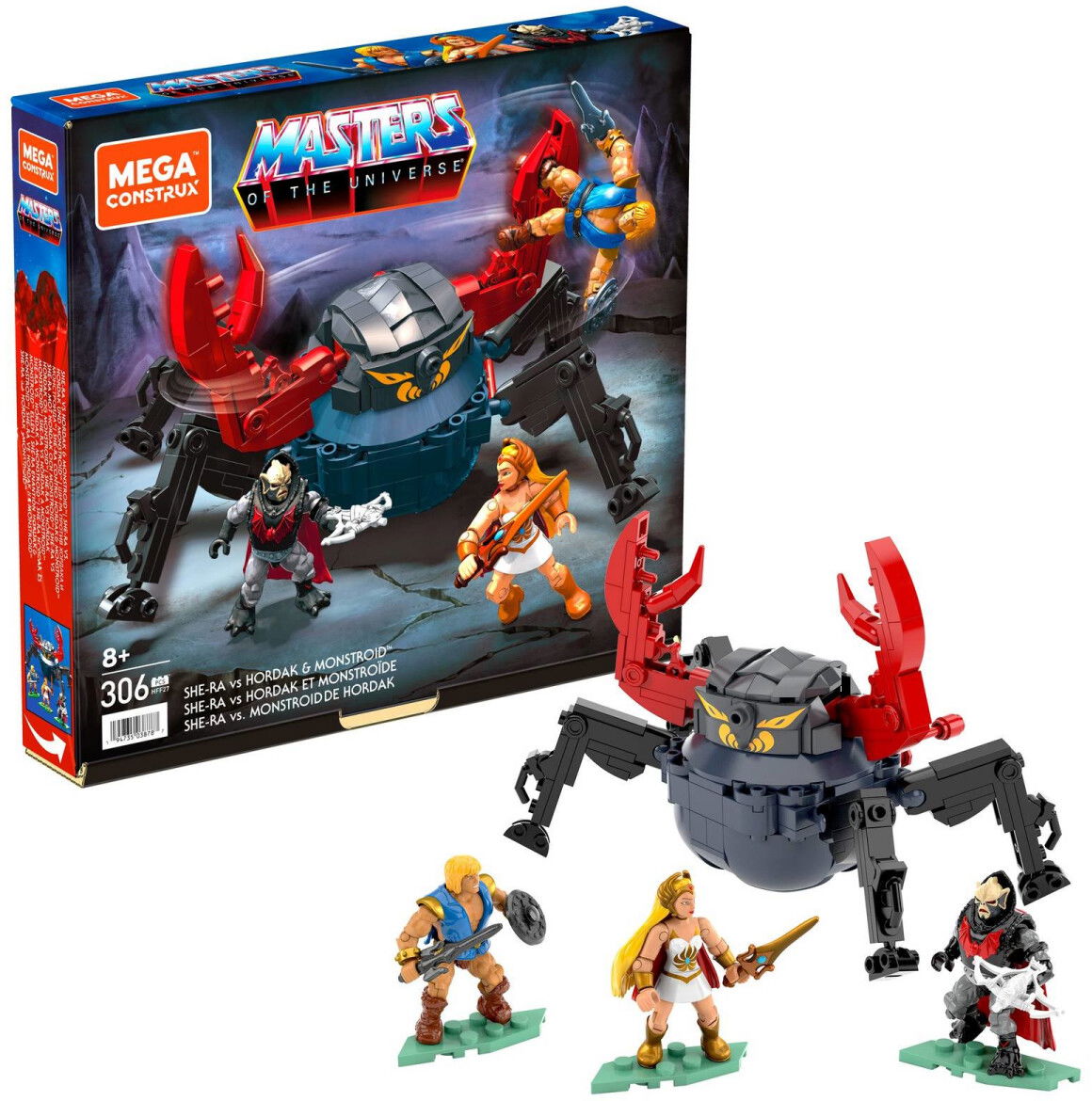 Mega Construx Masters Of The Universe She Ra Vs. Hordak &Amp; Monsteroid (Hff)