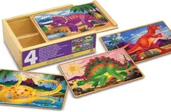 Melissa & Doug Holzpuzzle Dino Motive