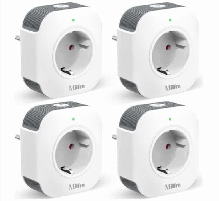 Milfra Smart Wlan Steckdose Mit Usb A Alexa Steckdose Er Pack Smart Home Plug Kompatibel Mit