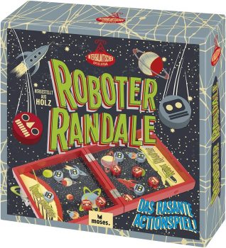 Moses Roboter Randale Professor Puzzle Das rasante Actionspiel aus Holz