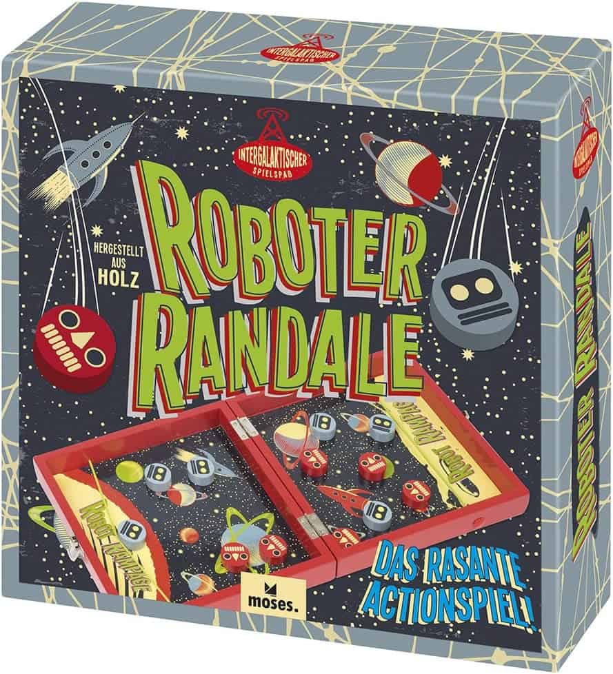 Moses Roboter Randale Professor Puzzle Das Rasante Actionspiel Aus Holz