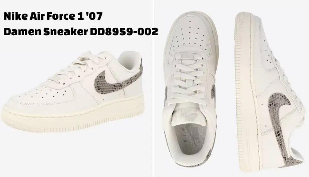 Nike Air Force 1 ’07 Damen Sneaker DD8959-002 (Gr. 36,5 bis 43) für 71,40 € inkl. Versand