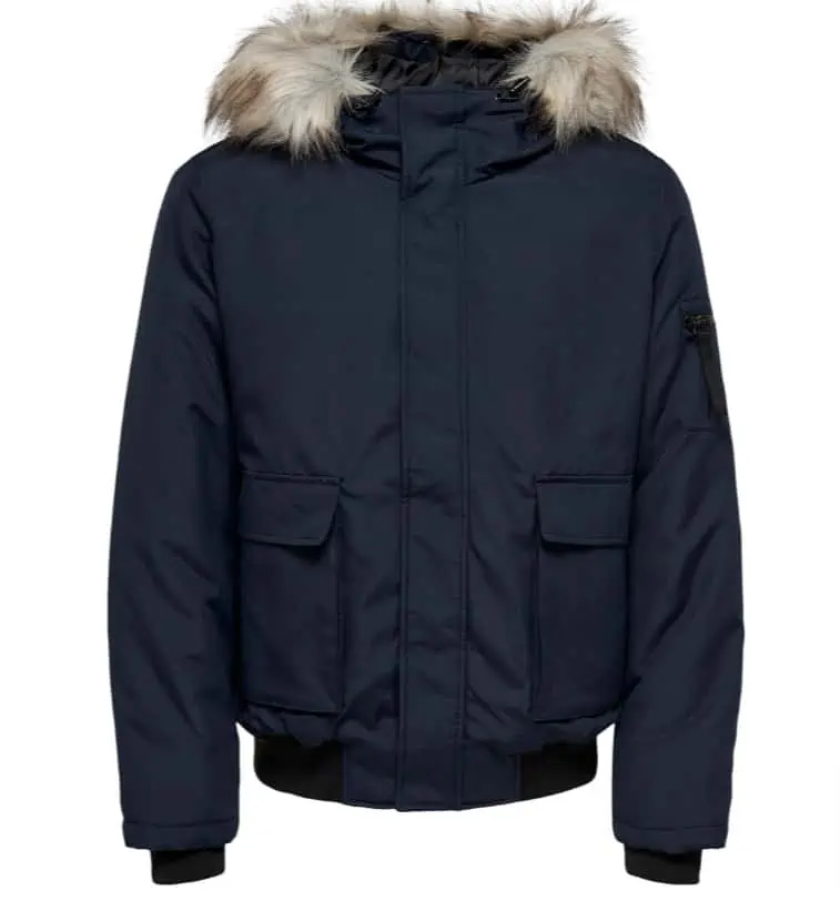 Only and Sons Jacke mit Kunstfell (Gr. S,L,XL,XXL) für 20,94 € inkl. Versand (statt 60,00 €)