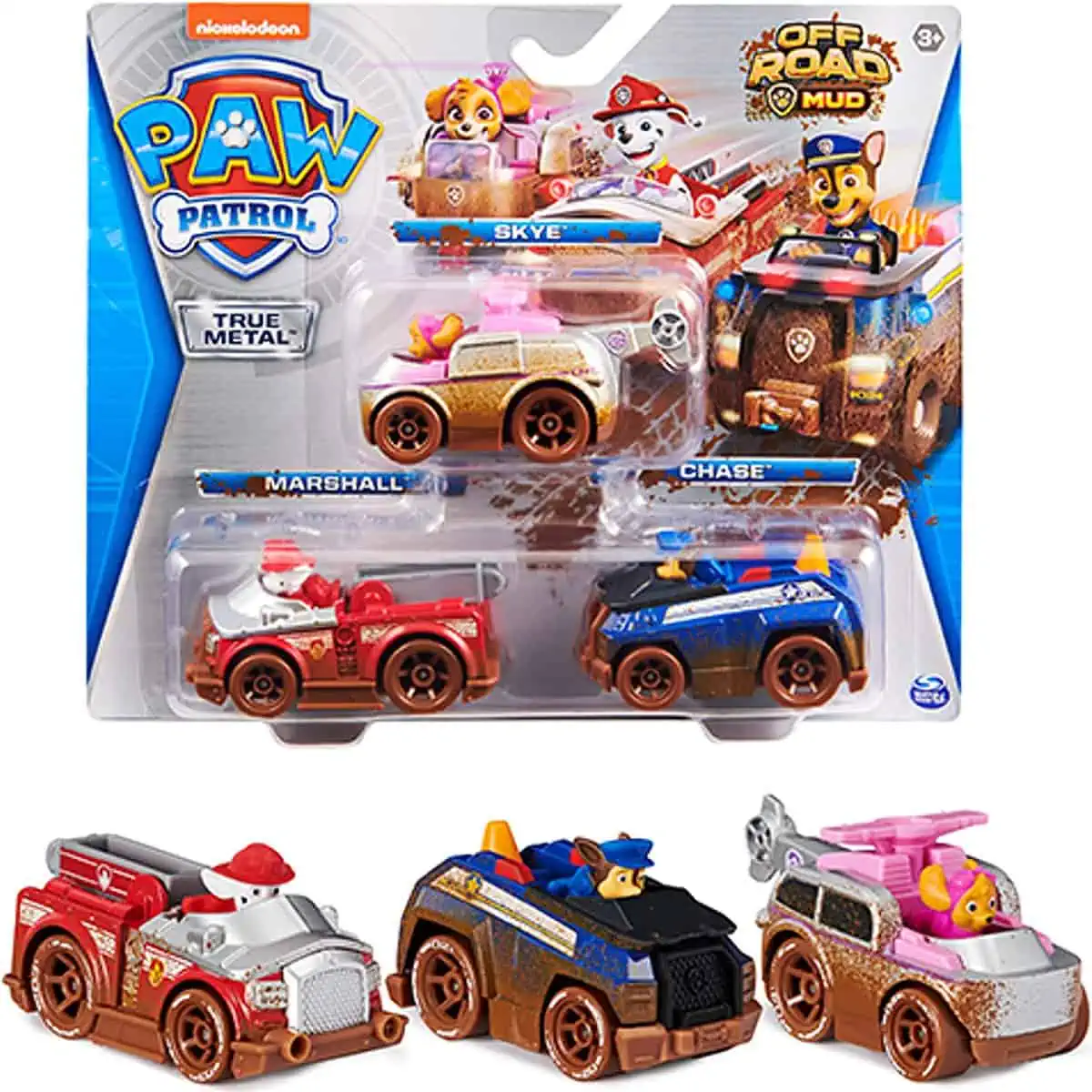 PAW PATROL True Metal 3er-Pack mit 3 Metall-Spielzeugautos von Skye für 8,99 € inkl. Prime-Versand (statt 12,99 €)