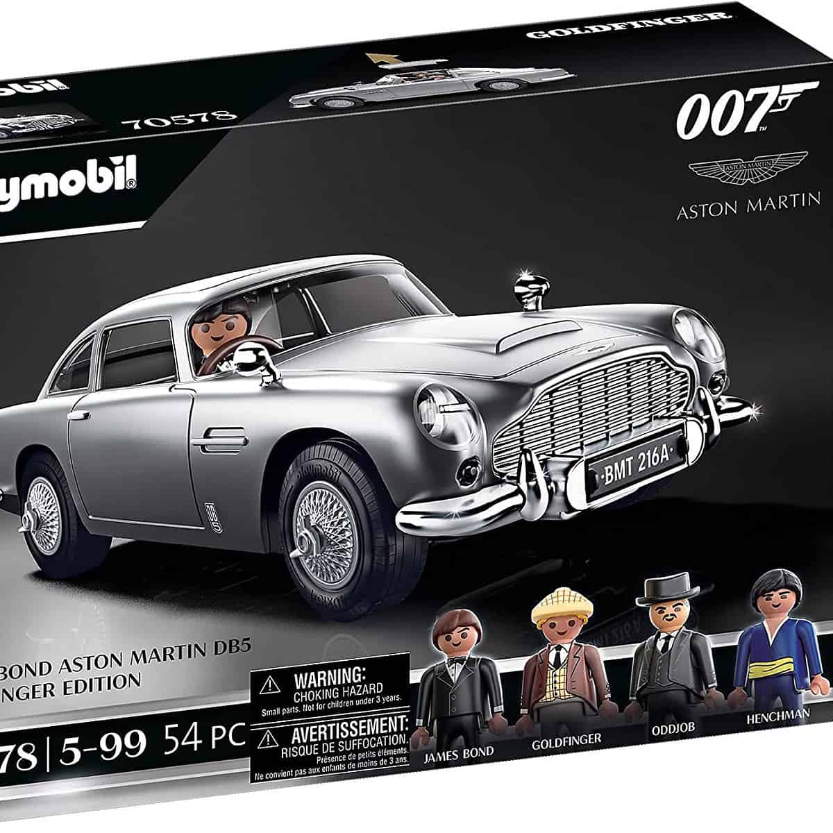 Playmobil James Bond Aston Martin Db Goldfinger Edition