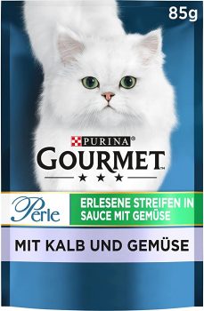 PURINA GOURMET Perle Erlesene Streifen mit Kalb und Gemüse