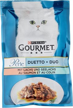 PURINA GOURMET Perle Erlesene Streifen mit Lachs und Seelachs