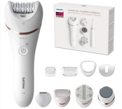 Philips Beauty Set Series inkl Zubehörteilen zur Haarentfernung und