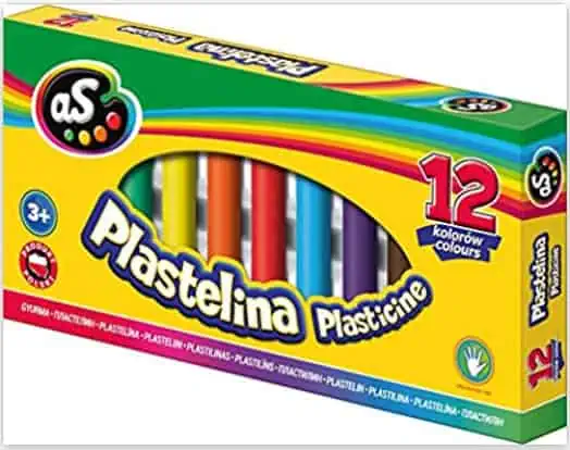 Plastelina AS 12 kolorów (Knetmassse) für 0,57 € inkl. Versand