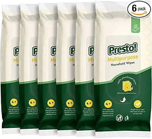 Presto! Haushaltstücher Zitrusduft 252 Tücher (42 Tücher x 6 Packungen) ab 2,98 € inkl. Prime-Versand