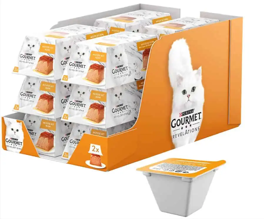 Purina Gourmet Revelations Mousse mit Huhn, 24er Pack (24 x 57 g) ab 12,32 € inkl. Prime-Versand (statt 17,40 €)