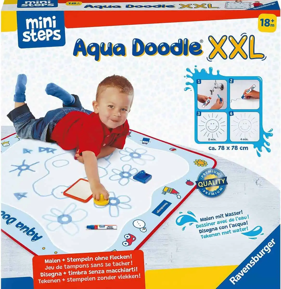 Ravensburger ministeps 4180 Aqua Doodle XXL (Große Malmatte für fleckenfreies erstes Malen mit Wasser) für 28,76 € inkl. Versand (statt 38,28 €)