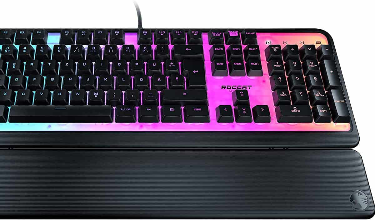 Roccat Magma Membrane Rgb Gaming Keyboard Mit Rgb Beleuchtung (De Layout)