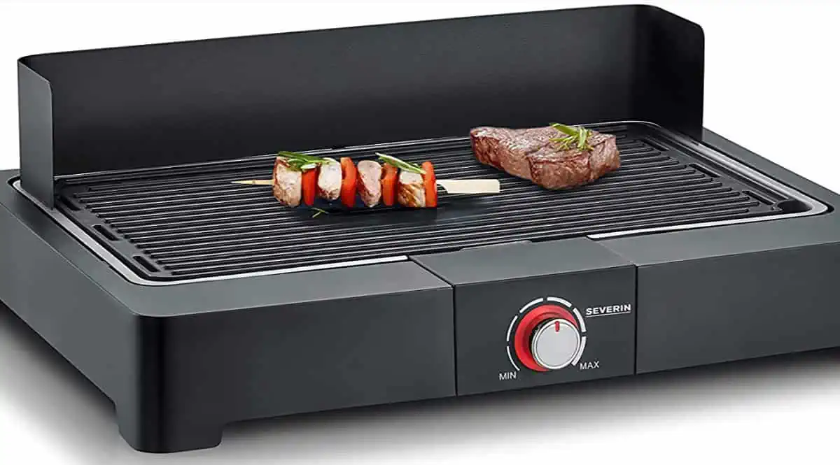 SEVERIN Tischgrill mit Aluminium-Grillplatte für drinnen und draußen PG 8567 für 28,72 € inkl. Versand (statt 53,72 €)