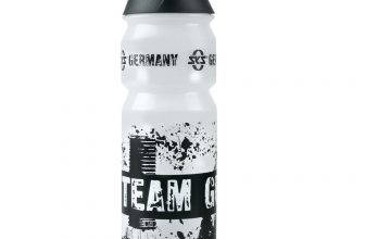 SKS Team Germany Trinkflasche ml, auslaufsicheres Push Pull Ventil, ergonomische Form, abnehmbarer Deckel