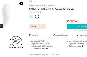 Satisfyer Rrrolling Pleasure G Punkt Vibrator