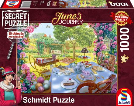 Schmidt Spiele June´s Journey Tee im Garten Teile Puzzle ()