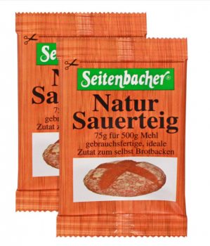 Seitenbacher Natur Sauerteig I Portionsbeutel I flüssig I sofort einsetzbar I er