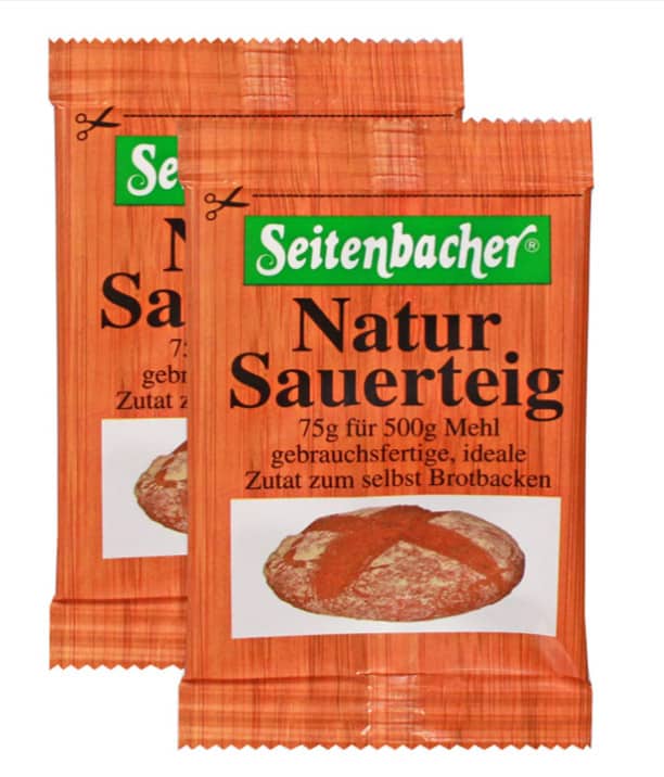 Seitenbacher Natur Sauerteig I Portionsbeutel I Flüssig I Sofort Einsetzbar I Er