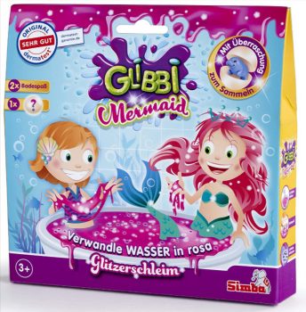 Simba Glibbi Mermaid Badewannenspielzeug Pulver verwandelt