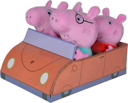 Simba Peppa Pig teiliges Familienset im Auto