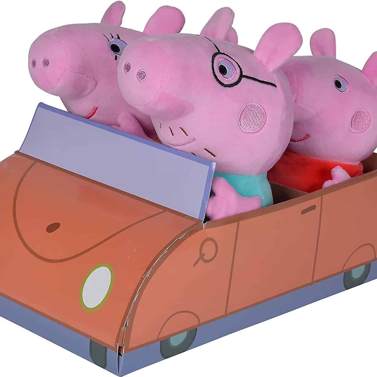 Simba Peppa Pig Teiliges Familienset Im Auto