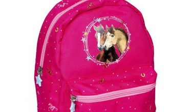 Spiegelburg Kindergartentasche Kindergartenrucksack Pferdefreunde pink Glitzer