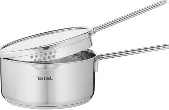 Tefal H Nordica Stielkasserolle Edelstahl Topf ( cm) mit Deckel