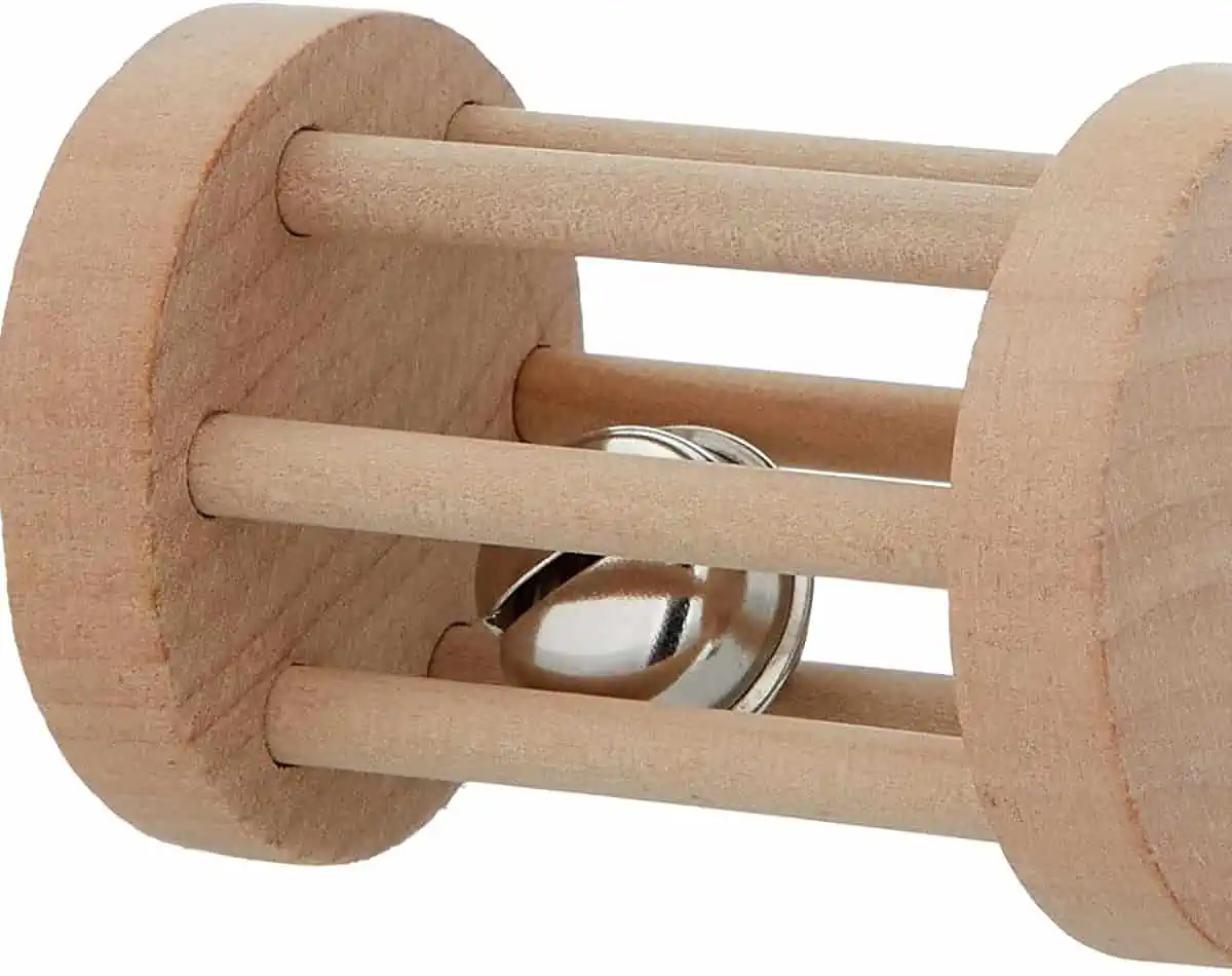 Trixie 6184 Spielrolle für Kleintiere aus Holz (ø 5 × 7 cm) für 1,49 € inkl. Prime-Versand (statt 5,49 €)