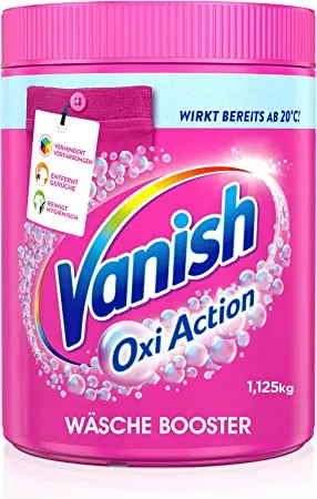 Vanish Oxi Action Pulver Pink Fleckenentferner 🫧 1,125 kg ab 8,99 € inkl. Prime-Versand