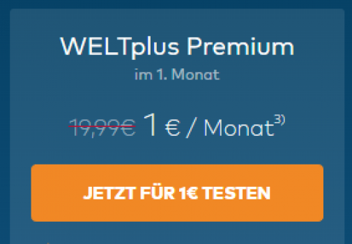 WELTplus WELTplus Premium – die digitalen Abos von WELT