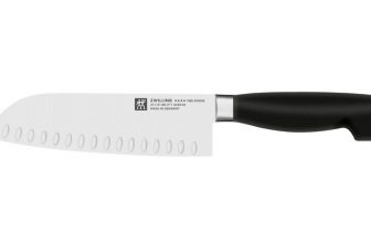 ZWILLING VIER STERNE Santokumesser (cm, schwarz)