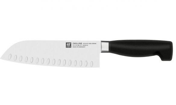 ZWILLING VIER STERNE Santokumesser (cm, schwarz)