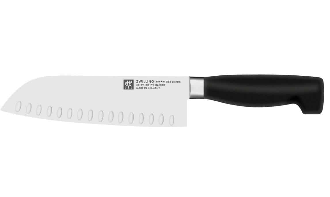 Zwilling Vier Sterne Santokumesser (Cm, Schwarz)