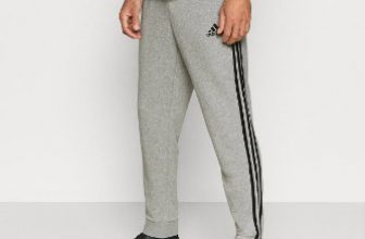 adidas Performance ESSENTIALS CUFF Jogginghose medium grey heather black grau Zalando de