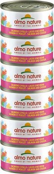 almo nature Megapack Katzenfutter nass Lachs und Huhn