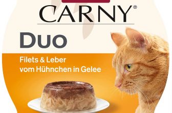 animonda Carny Adult Duo – Katzensnack mit Hühnchen in Gelee Ergänzungsfuttermittel für ausgewachs