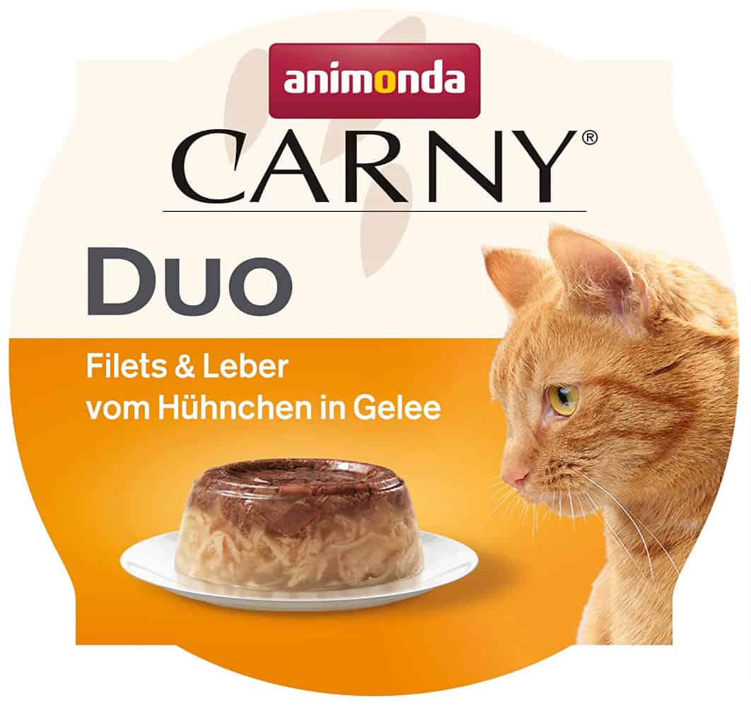 Animonda Carny Adult Duo – Katzensnack Mit Hühnchen In Gelee Ergänzungsfuttermittel Für Ausgewachs