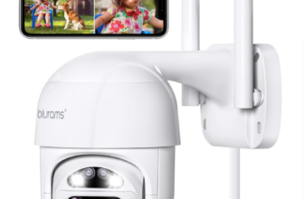 blurams Überwachungskamera Aussen WLAN, MP PTZ WLAN Kamera Outdoor, X Zoom IP Kamera mit Farbige N
