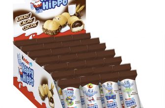 kinder Happy Hippo Kakao – Knusprige Waffelspezialität mit Milch und Kakaocreme – Packung mit je