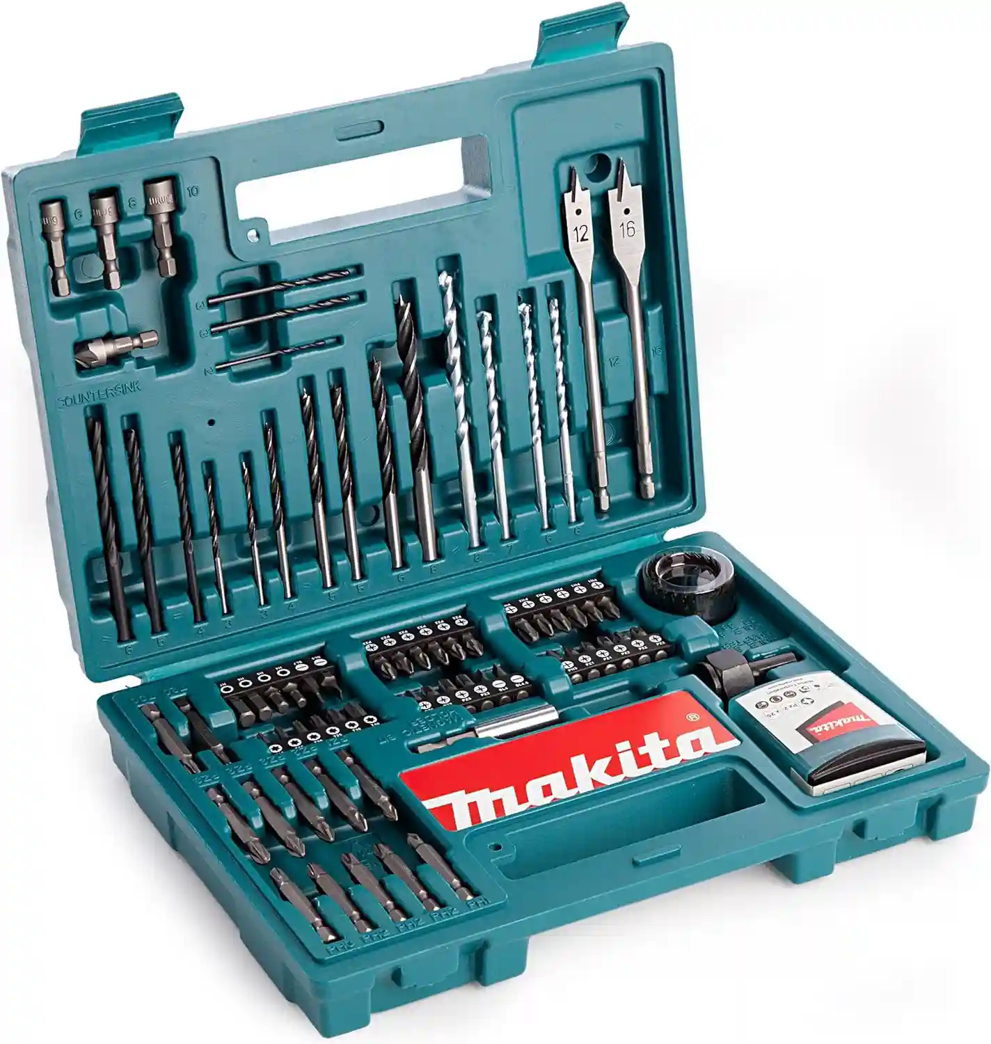 Makita B-53811 Bit- und Bohrerset (100-tlg.) für 25,96 € inkl. Prime-Versand
