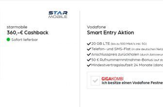 starmobile SIMonly Vodafone Smart Entry GB